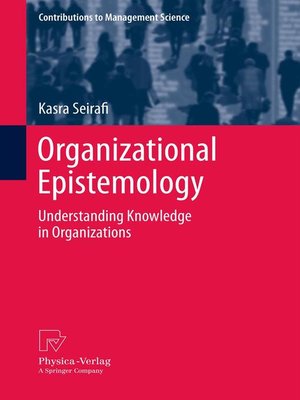 cover image of Organizational Epistemology